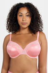Parfait Padded Wired Full Coverage T-Shirt Bra - Flamingo Pink — thumbnail 1